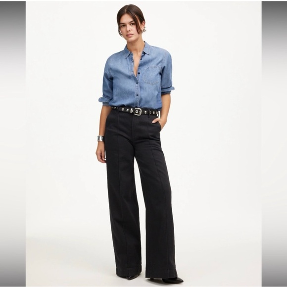 MADEWELL Superwide-Leg Trouser Jeans 33 - Picture 1 of 15
